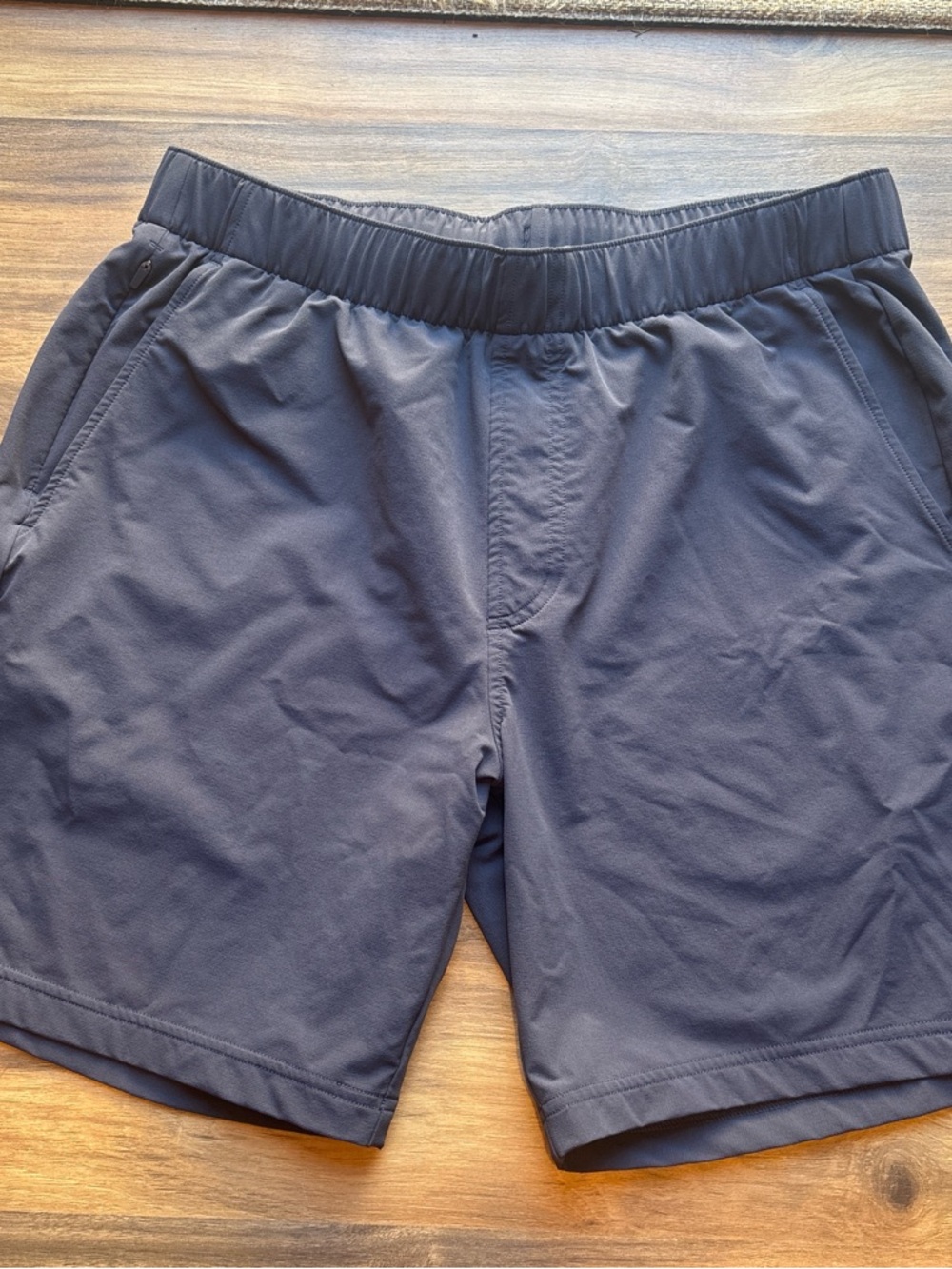 Rhoback Men's Athletic Elastic-Waist Shorts - Navy Blue